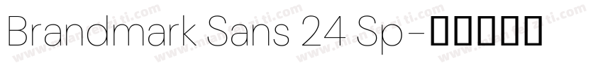 Brandmark Sans 24 Sp字体转换